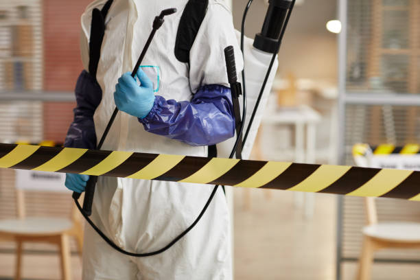 Professional Biohazard Cleanup technician working in Phillipsburg, NJ